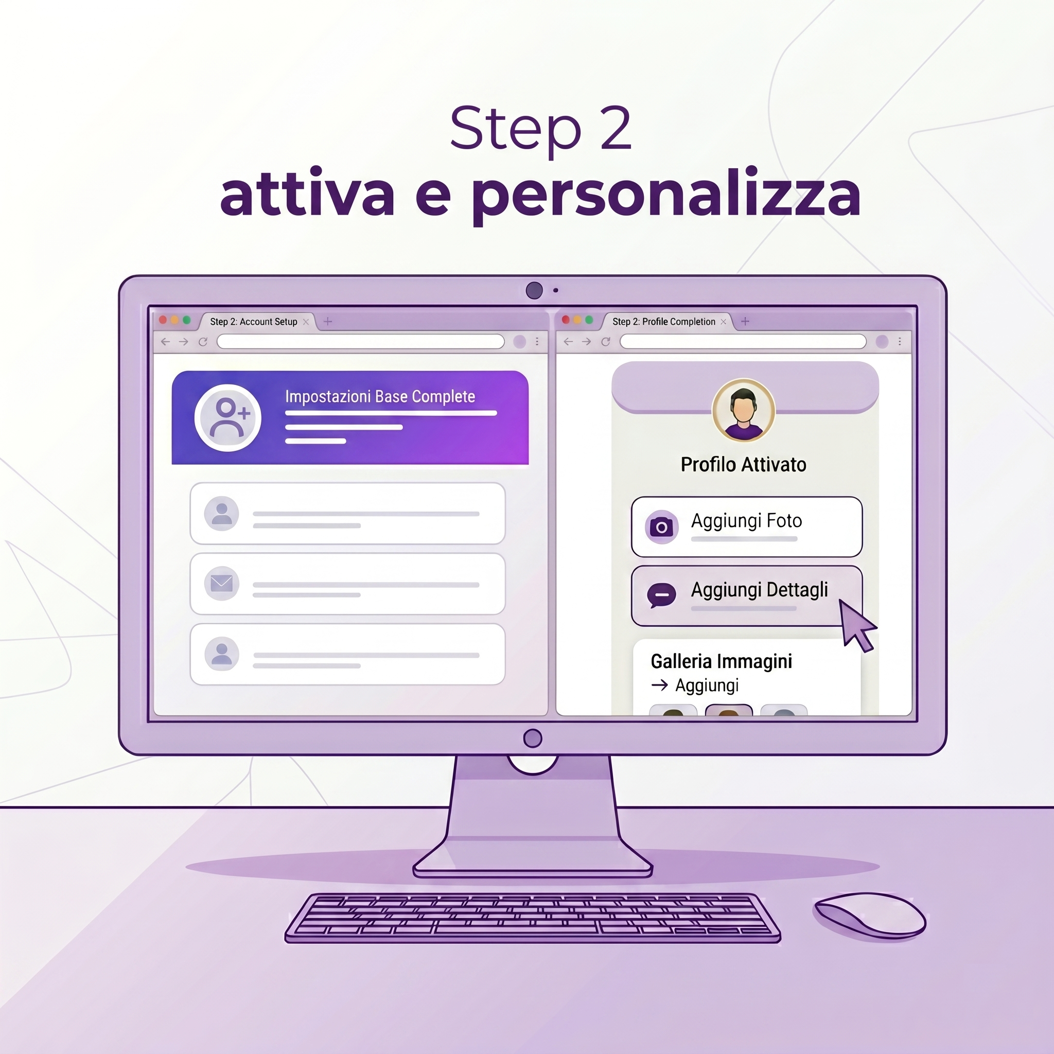 Passo 2: creazione e cura del profilo commemorativo