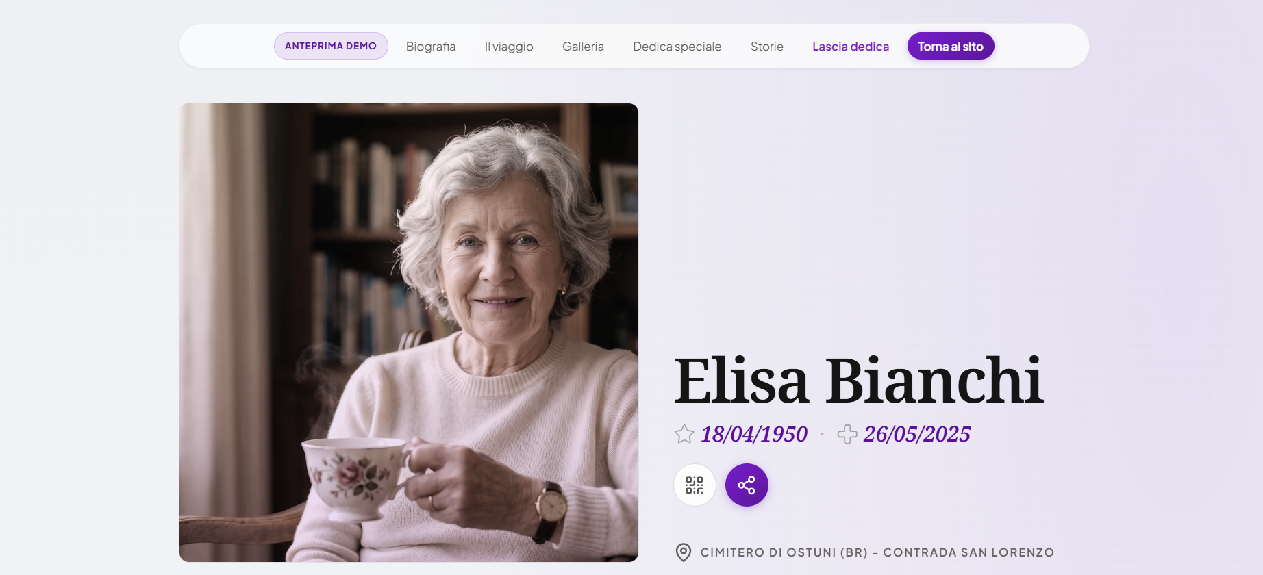 Profilo Commemorativo Memoriis